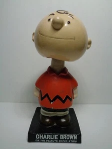 Charlie Brown Peanuts 50s Bobble head Lego United Features Syndicate Original - Picture 1 of 11