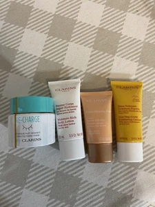 CLARINS Bundle Re-Charge Mask Moisture Rich Body Lotion Cleanser and Mositurizer - Picture 1 of 3