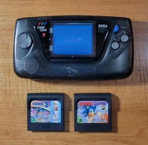 Sega Game Gear Console (Japanese Clear Black "Smoke") Extremely Rare Variant - Picture 1 of 19