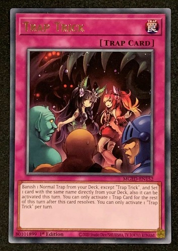 Yu-Gi-Oh! Sammelkarte 'Trap Trick' – MGED-EN152 – Seltene 1. Edition Aus Maximum Gold: El Dorado
