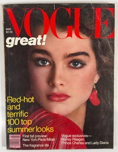 Revista Vogue de colección - Cubierta Brooke Shields de mayo de 1981 - Imagen 1 de 13