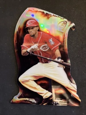Billy Hamilton 2014 Bowman cromo troquelado fuego FDC-BHA Cincinnati Reds radiocontrol Foto 1 de 2