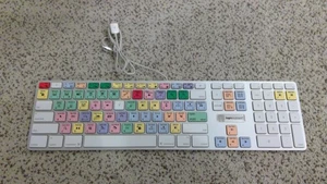 Apple A1243 Logic Keyboard For MediaComposer Wired Keyboard USB WIRED FREE SHIP - Picture 1 of 1