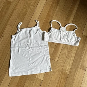 Hanna Andersson Lot Of 2 Undershirt Teen Bra Organic Cotton L/XL Excellent - Picture 1 of 3