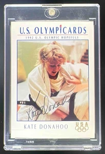 1992 Impel Olympicards US Olympic Hopefuls Kate Donahoo #51 USA PSA/DNA Auto - Picture 1 of 2