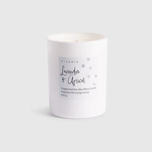 Vivante Scented Pet Candle 200g Lavender & Apricot Pet-Friendly Pastel Pines VIC - Picture 1 of 1