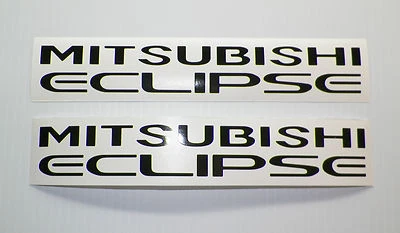 New 2000-2005 Mitsubishi ECLIPSE Rear Bumper Embossed Letter Decals Inserts GTS - Image 1 of 4