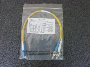 5x 0.3M Duplex Fibre Channel FC-LC Patch Lead Cable FC-LC/SM/DX/0.3M - Picture 1 of 4