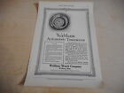1913 MAGAZINE AD #A4-070 - WALTHAM AUTOMOBILE TIME PIECES