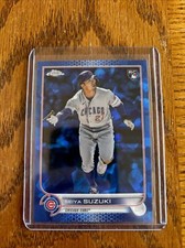 2022 Topps Chrome Update Sapphire US250 Seiya Suzuki Rookie RC Chicago Cubs