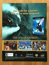 The Polar Express PS2 Gamecube 2004 Print Ad/Poster Christmas Game Promo Pop Art