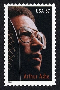 ARTHUR ASHE STAMP: Tennis Player Champion, 12/21/1992 Sports Illustrated Cover - Imagen 1 de 1