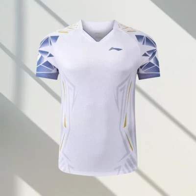 2025 New Li-Ning Men's Sports Tops Badminton Clothes table tennis T-Shirts - Image 1 of 4