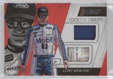 2017 Panini Absolute Tools of the Trade Duals Spectrum Silver /99 Clint Bowyer
