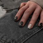 French Fake Nials Leopard Press on Nails New False Nails  Women Girls