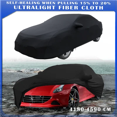For Ferrari F355 F430 Full Car Cover Satin Stretch Dustproof INDOOR Garage Foto 1 de 4