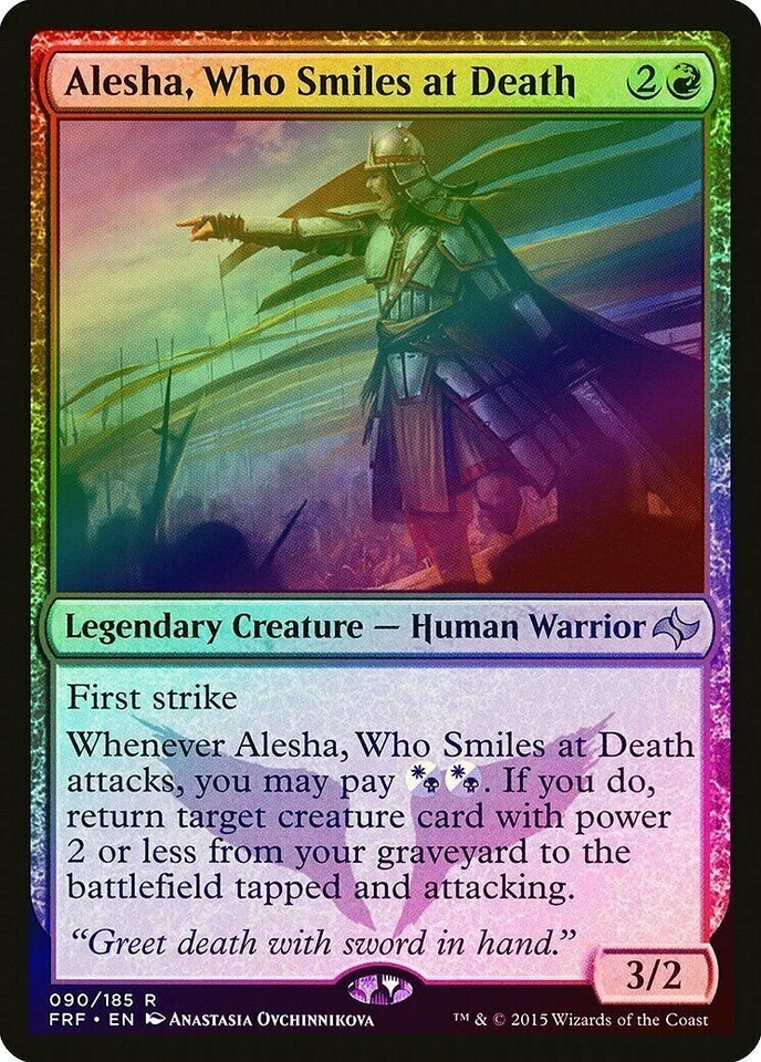 Alesha, Who Smiles at Death FOIL Fate Reforged  Red Rare MTG - Image 1 of 1