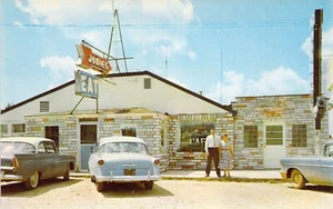 1958 Missouri Waynesville Jodies Café Route 66 propietarios postal delantera N12 - Imagen 1 de 2