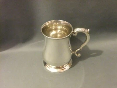 George II Silver Tankard London 1751 Maker probably Thomas Parr II - Image 1 of 4