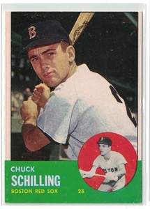 1963 Topps Chuck Schilling Boston Red Sox #52