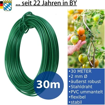 Pflanzenbinder Bindedraht Wickeldraht Spanndraht Pflanzendraht Gartendraht Draht - Bild 1 von 4