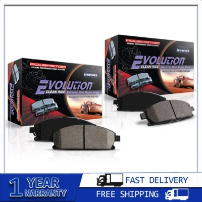 Juego de 2 pastillas de freno de disco delanteras traseras Power Stop para Honda Pilot 2016~2017 Foto 1 de 3