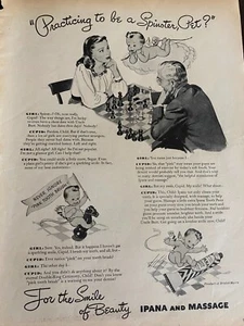 Ipana Toothpaste, Full Page Vintage Print Ad, a - Picture 1 of 1