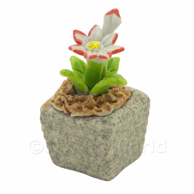 Miniatura Fatto A Mano Doppio Ceramica Colorata Fiore - Immagine 1 di 1