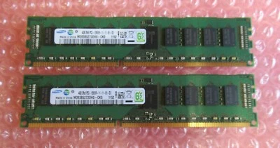 Samsung M393B5273DH0-CK0 8GB 2x4GB PC3-12800 DDR3-1600MHz ECC CL11 240P Memory - Image 1 of 3