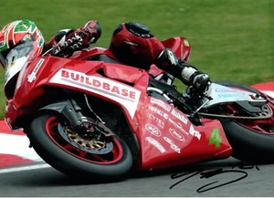 Motor Bike Rider BSB John Laverty Hand Signed Photo Autograph Rare 7x5" AB - Picture 1 of 1