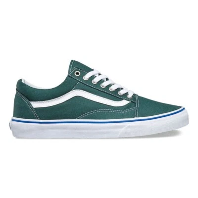 VANS Scarpe SHOES New "Old Skool" SKATE Originali NUOVE Uomo GREEN GABLES Wht 37 - Imagen 1 de 4