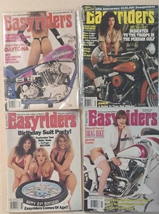 Easyriders Magazine Lot of 4 Vintage #213,221,228,253 - Picture 1 of 6