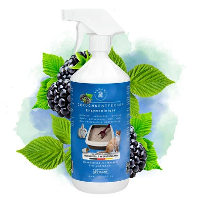 1L Geruchsentferner Geruchsvernichter Enzymreiniger g. schlechte Gerüche Beere - Bild 1 von 4