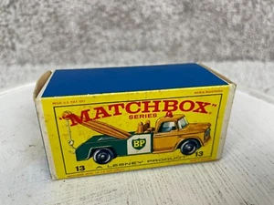 Camión de naufragio pesado Ford Lesney Matchbox Series 71 1968 vintage blanco rojo - Imagen 1 de 16