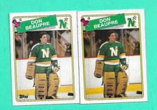(1) DON BEAUPRE 1988-89 O-PEE-CHEE / TOPPS NORTH STARS GOALIE CARD (W6913)  