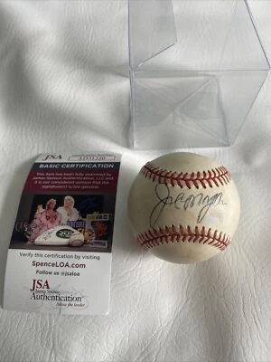 Joe Morgan Auto SIGNED  NL White Baseball JSA COA Reds A's Astros Phillies - Image 1 of 4