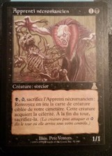 Mtg magic apprentice necromancer urza's destiny apprentice necromancer french