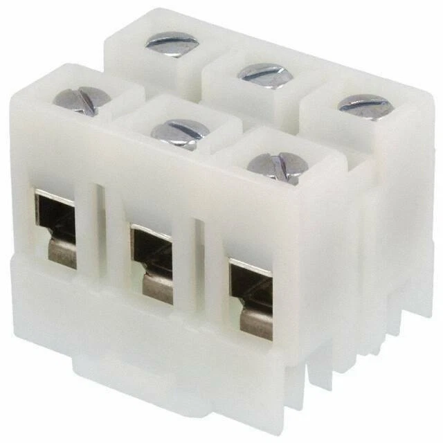 1 x CONN BARRIER STRIP 3CIRC 0.635" - Image 1 of 1