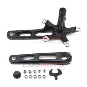 Folding Bike Crank Arm Set Fit 45T-58T Chainring 170mm Bicycle Crankset Alloy - Picture 1 of 16
