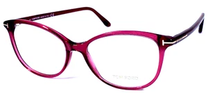 Marco de gafas de cristal rosa oscuro Tom Ford TF5576 075 Italia NOS 54-16-140 - Imagen 1 de 11