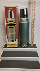 Aladdin's Stanley Thermos Stainless Steel Quart A-944C Original Box 1976 Vintage - Picture 1 of 12