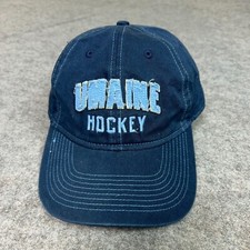 Maine Black Bears Mens Hat Adjustable Adidas Blue Cap Retro Logo NCAA Hockey