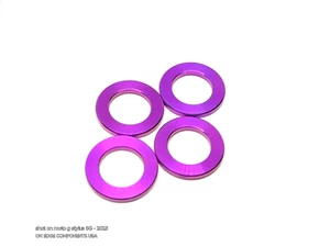 PURPLE M6 Titanium Caliper Washers For Hydraulic DIsc Brakes Magura Hope Sram - Picture 1 of 1