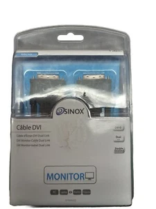 DVI To DVI Cable Male To Male 1.8M - Picture 1 of 2