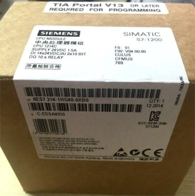 6ES7 214-1HG40-0XB0 Neu Siemens SIMATIC ET 200SP, SPS Module 6ES7214-1HG40-0XB0 - Bild 1 von 4