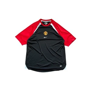 2008/2009 MANCHESTER UNITED TRAINING SOCCER JERSEY FOOTBALL SHIRT NIKE SZ L MENS - Picture 1 of 12