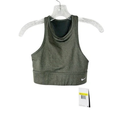 Sujetador deportivo Nike Everything para mujer S gris carbono nuevo pulóver de malla espalda deportiva Foto 1 de 4