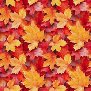 Autumn Fall Leaves! 100% Cotton Fabric NEW Design Metres/Fat/Long Quarters Quilt - Picture 1 of 4