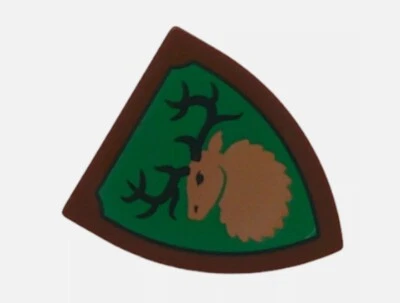 10x Lego® Ritter Zubehör "Schild Forrestman" MINI SHIELD, NO. 15 6315053 69360