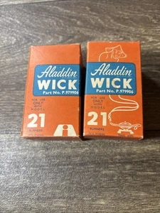 Vintage NOS Aladdin Kerosene Oil Lamp Wick #979906 For Model 21 x2 - Picture 1 of 7